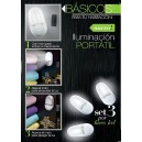 Set x 3 Luces LED