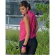 Camisa de mujer sin mangas con boleros - color Fucsia - JSN